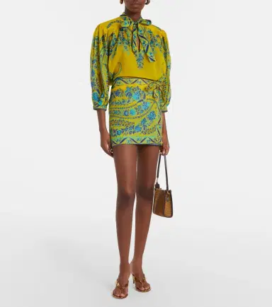 Etro Floral cotton beach cover-up | Thumbnail 3 Etro Floral cotton beach cover-up | Thumbnail 3