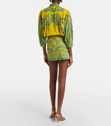 Etro Floral cotton beach cover-up | Thumbnail 4 Etro Floral cotton beach cover-up | Thumbnail 4