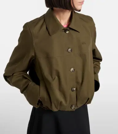 Loewe Cotton and silk jacket | Thumbnail 8 Loewe Cotton and silk jacket | Thumbnail 8