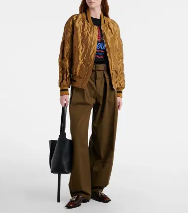 Loewe Taffeta bomber jacket | Thumbnail 2 Loewe Taffeta bomber jacket | Thumbnail 2