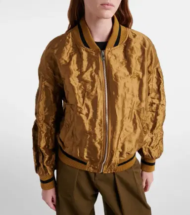 Loewe Taffeta bomber jacket | Thumbnail 3 Loewe Taffeta bomber jacket | Thumbnail 3