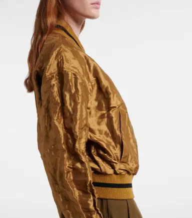Loewe Taffeta bomber jacket | Thumbnail 5 Loewe Taffeta bomber jacket | Thumbnail 5