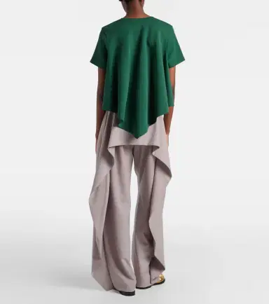 Loewe Draped wool wide-leg pants | Thumbnail 6 Loewe Draped wool wide-leg pants | Thumbnail 6