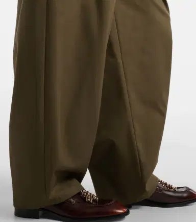 Loewe Double L cotton and silk barrel-leg pants | Thumbnail 7 Loewe Double L cotton and silk barrel-leg pants | Thumbnail 7