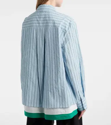 Loewe Anagram cotton-blend poplin shirt | Thumbnail 3 Loewe Anagram cotton-blend poplin shirt | Thumbnail 3