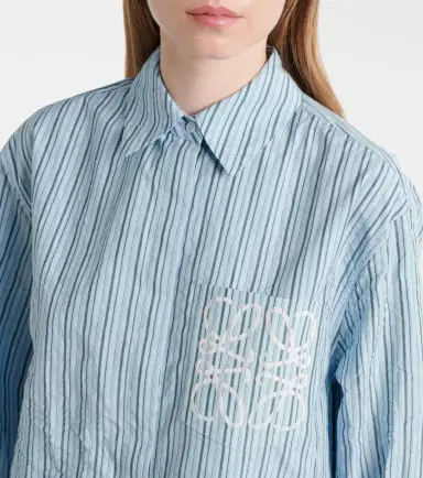 Loewe Anagram cotton-blend poplin shirt | Thumbnail 5 Loewe Anagram cotton-blend poplin shirt | Thumbnail 5