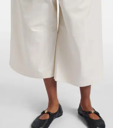 Loewe Cotton and silk gabardine culottes | Thumbnail 2 Loewe Cotton and silk gabardine culottes | Thumbnail 2