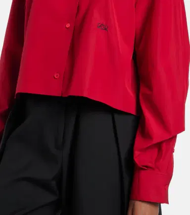 Loewe Cropped cotton shirt | Thumbnail 2 Loewe Cropped cotton shirt | Thumbnail 2