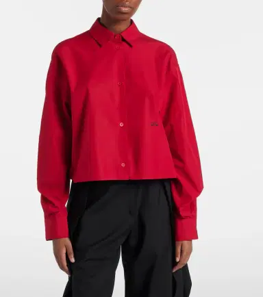 Loewe Cropped cotton shirt | Thumbnail 3 Loewe Cropped cotton shirt | Thumbnail 3