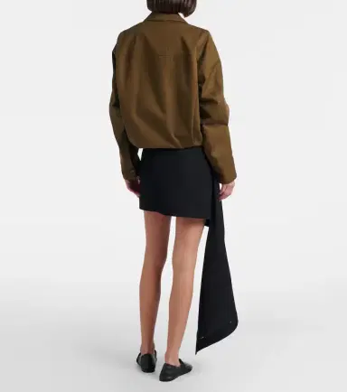 Loewe Draped wool miniskirt | Thumbnail 4 Loewe Draped wool miniskirt | Thumbnail 4