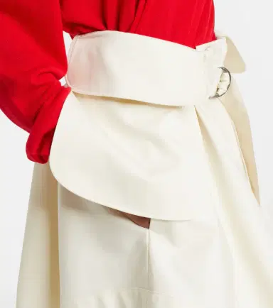 Loewe Cotton and silk gabardine miniskirt | Thumbnail 4 Loewe Cotton and silk gabardine miniskirt | Thumbnail 4