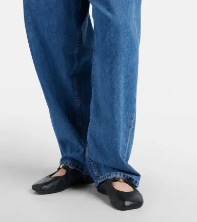 Loewe Belted wide-leg jeans | Thumbnail 4 Loewe Belted wide-leg jeans | Thumbnail 4