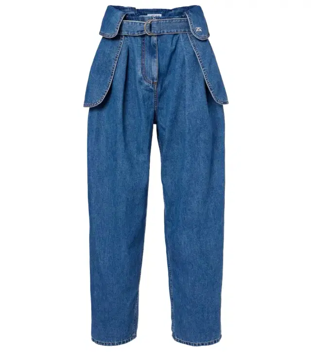 Belted wide-leg jeans Belted wide-leg jeans