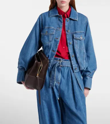 Loewe Gathered denim jacket | Thumbnail 2 Loewe Gathered denim jacket | Thumbnail 2