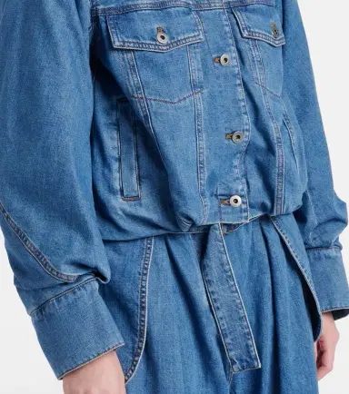 Loewe Gathered denim jacket | Thumbnail 4 Loewe Gathered denim jacket | Thumbnail 4