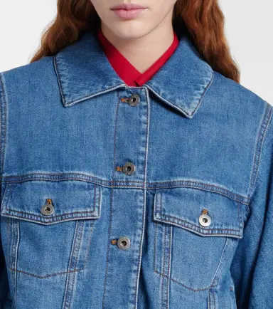 Loewe Gathered denim jacket | Thumbnail 5 Loewe Gathered denim jacket | Thumbnail 5
