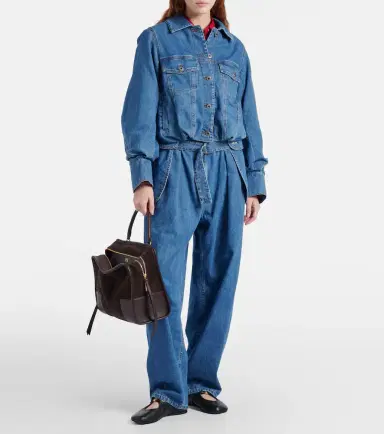 Loewe Gathered denim jacket | Thumbnail 6 Loewe Gathered denim jacket | Thumbnail 6