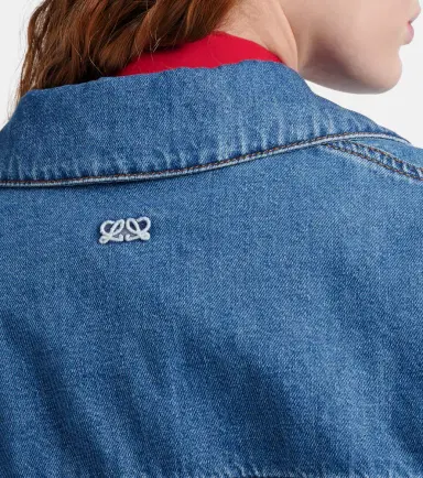 Loewe Gathered denim jacket | Thumbnail 7 Loewe Gathered denim jacket | Thumbnail 7