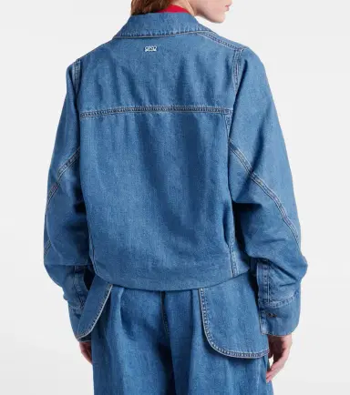 Loewe Gathered denim jacket | Thumbnail 8 Loewe Gathered denim jacket | Thumbnail 8