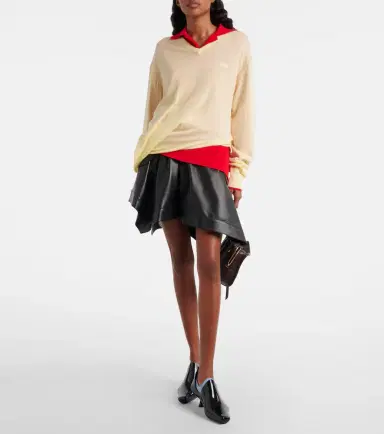 Loewe Double L asymmetric wool sweater | Thumbnail 6 Loewe Double L asymmetric wool sweater | Thumbnail 6