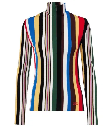 Loewe Striped half-zip sweater | Thumbnail 1 Loewe Striped half-zip sweater | Thumbnail 1