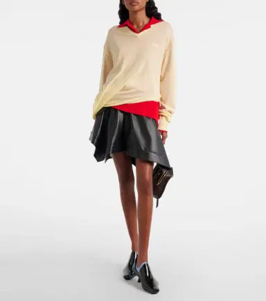 Loewe Double L cashmere-blend polo sweater | Thumbnail 2 Loewe Double L cashmere-blend polo sweater | Thumbnail 2