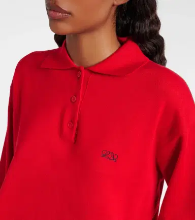 Loewe Double L cashmere-blend polo sweater | Thumbnail 7 Loewe Double L cashmere-blend polo sweater | Thumbnail 7