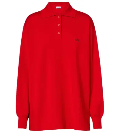 Loewe Double L cashmere-blend polo sweater | Thumbnail 1 Loewe Double L cashmere-blend polo sweater | Thumbnail 1