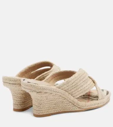 Burberry Woven espadrille wedges | Thumbnail 2 Burberry Woven espadrille wedges | Thumbnail 2