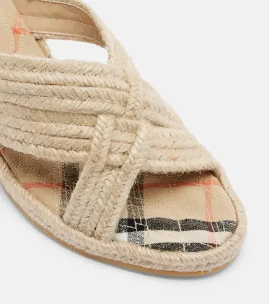 Burberry Woven espadrille wedges | Thumbnail 3 Burberry Woven espadrille wedges | Thumbnail 3