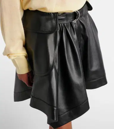Loewe Double L belted leather miniskirt | Thumbnail 2 Loewe Double L belted leather miniskirt | Thumbnail 2