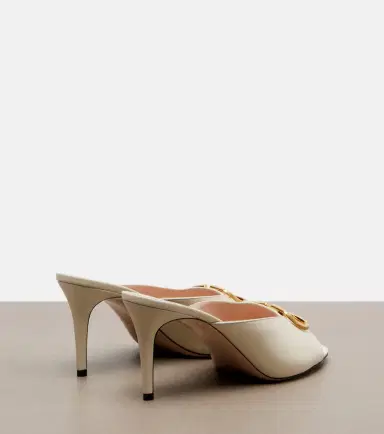 Valentino Garavani VLogo leather mules | Thumbnail 2 Valentino Garavani VLogo leather mules | Thumbnail 2