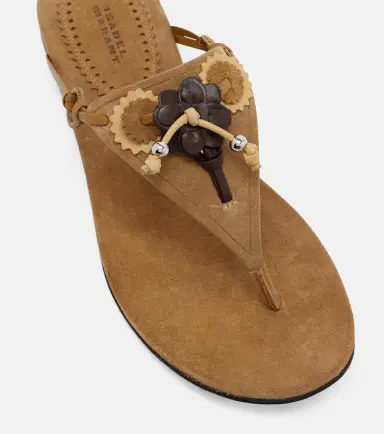 Isabel Marant Elato suede thong sandals | Thumbnail 3 Isabel Marant Elato suede thong sandals | Thumbnail 3