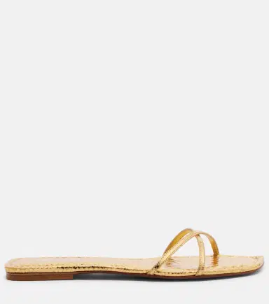Paris Texas Biarritz metallic leather sandals | Thumbnail 2 Paris Texas Biarritz metallic leather sandals | Thumbnail 2