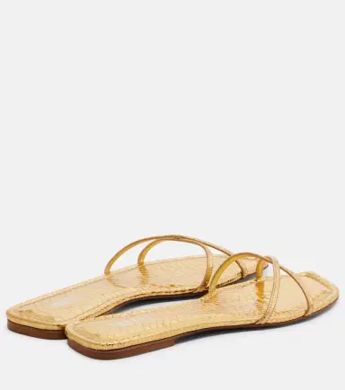 Paris Texas Biarritz metallic leather sandals | Thumbnail 3 Paris Texas Biarritz metallic leather sandals | Thumbnail 3