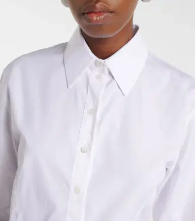 Stella McCartney Peplum cotton poplin shirt | Thumbnail 3 Stella McCartney Peplum cotton poplin shirt | Thumbnail 3
