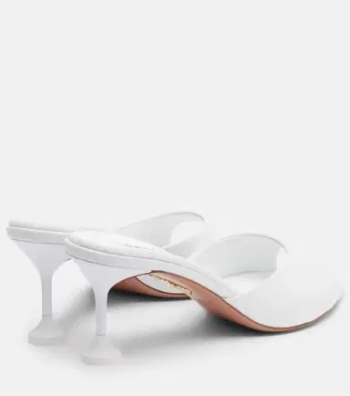 Aquazzura Bisous leather mules | Thumbnail 2 Aquazzura Bisous leather mules | Thumbnail 2