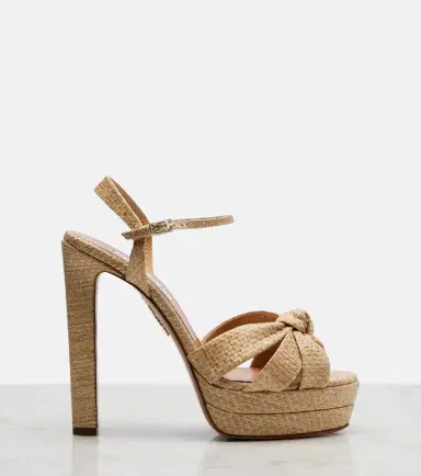Aquazzura Nina raffia platform sandals | Thumbnail 2 Aquazzura Nina raffia platform sandals | Thumbnail 2