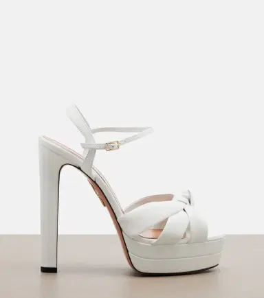 Aquazzura Nina leather platform sandals | Thumbnail 3 Aquazzura Nina leather platform sandals | Thumbnail 3