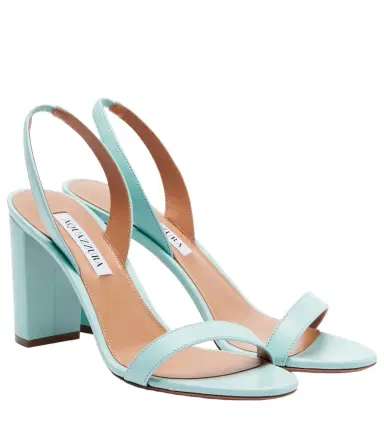 Aquazzura Leather slingback sandals | Thumbnail 1 Aquazzura Leather slingback sandals | Thumbnail 1