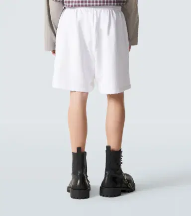 Balenciaga Logo cotton fleece shorts | Thumbnail 5 Balenciaga Logo cotton fleece shorts | Thumbnail 5