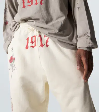 Balenciaga Printed cotton fleece sweatpants | Thumbnail 3 Balenciaga Printed cotton fleece sweatpants | Thumbnail 3