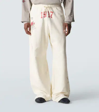 Balenciaga Printed cotton fleece sweatpants | Thumbnail 4 Balenciaga Printed cotton fleece sweatpants | Thumbnail 4