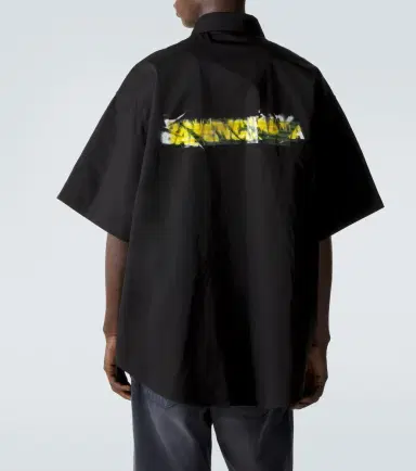 Balenciaga Logo cotton twill shirt | Thumbnail 5 Balenciaga Logo cotton twill shirt | Thumbnail 5