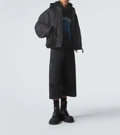 Balenciaga Printed cotton hoodie | Thumbnail 4 Balenciaga Printed cotton hoodie | Thumbnail 4