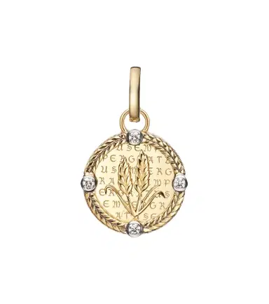 Foundrae Infinite Gratitude 18kt gold pendant necklace with diamonds | Thumbnail 1 Foundrae Infinite Gratitude 18kt gold pendant necklace with diamonds | Thumbnail 1