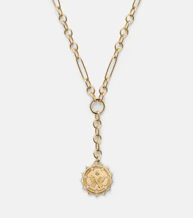 Foundrae Reverie Small 18kt gold pendant necklace with diamonds | Thumbnail 2 Foundrae Reverie Small 18kt gold pendant necklace with diamonds | Thumbnail 2