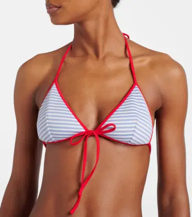 Prada Striped bikini top | Thumbnail 3 Prada Striped bikini top | Thumbnail 3