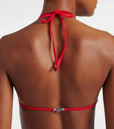 Prada Striped bikini top | Thumbnail 4 Prada Striped bikini top | Thumbnail 4