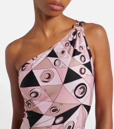 Pucci Occhi one-shoulder swimsuit | Thumbnail 4 Pucci Occhi one-shoulder swimsuit | Thumbnail 4